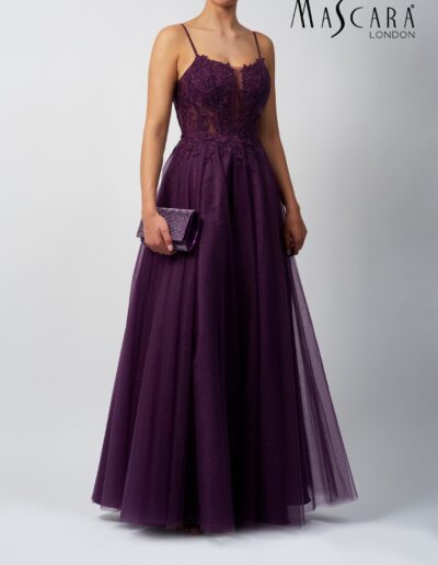 lace princess prom dress tulle skirt corset glitter