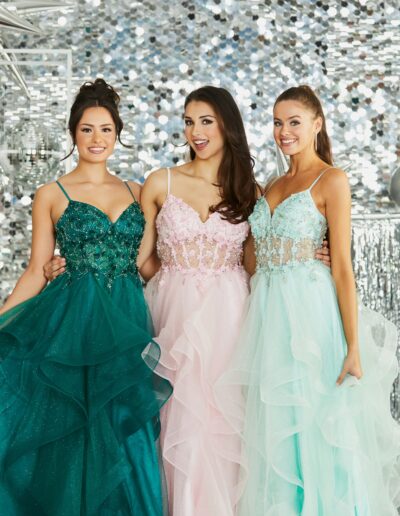 prom dress beaded glitter layered skirt tulle crinoline-hem