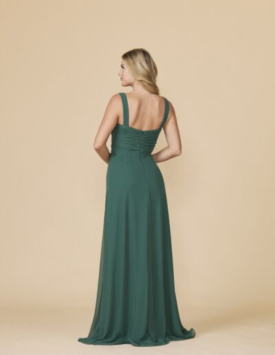 chiffon sweetheart bridesmaid dress