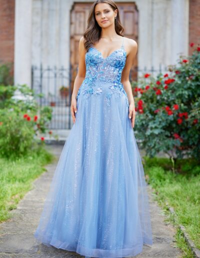 sequin glitter prom dress tulle princess corset